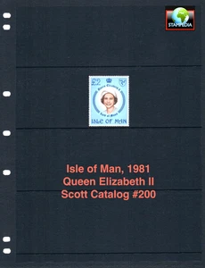 $4.75 Scott Value - 1981 ISLE OF MAN GB UK Queen Elizabeth II CV MNH NH UMM - Picture 1 of 4
