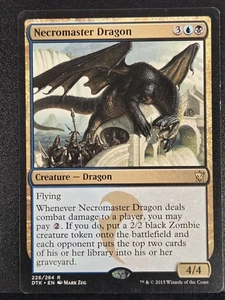 Necromaster Dragon Dragons of Tarkir Regular (B) - Picture 1 of 2