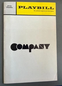 1970 COMPANY PLAYBILL Larry Kert Elaine Stritch Beth Howland Stephen Sondheim - Picture 1 of 3