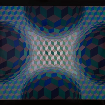 Victor VASARELY: CHEYT STRI TON - Heliogravur - Bild 1 von 4