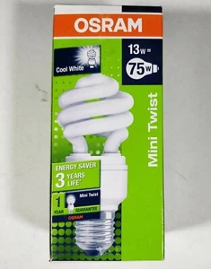 OSRAM DULUXSTAR Mini Twist 13W/840 Cool White E27 - Picture 1 of 2