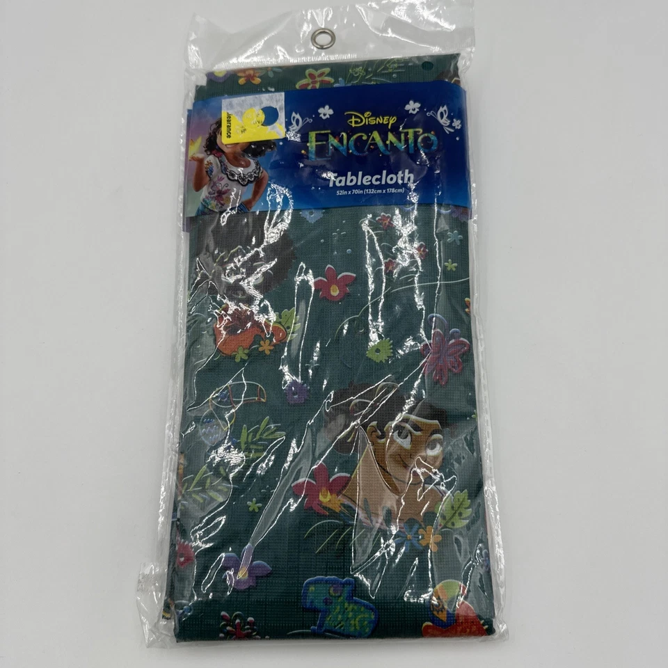 Nuevo Mantel Disney Encanto PEVA Plástico (Limpiar) 52 X 70 Suministros para Fiesta Foto 1 de 4