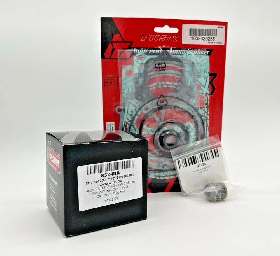 B6 Top End Rebuild Kit WOSSNER Piston 'A' 72.95mm 2022 - 25 Beta RR300 Xtrainer - Image 1 of 4