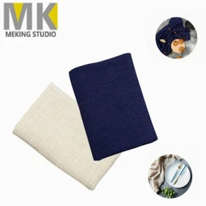 Linen Cotton Cloth Photo Backdrop Photography Background Props Napkin Dining Mat - Picture 1 of 14