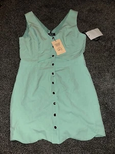 Chloe Lewis Kleid Damengröße 16 With Love Collection Mädchen auf Film grün neu mit Etikett - Bild 1 von 3
