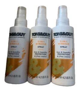 Toni & Guy Miracle Spray 5 In 1 Heat Protection & Frizz Control 3 x 125ml - Picture 1 of 7