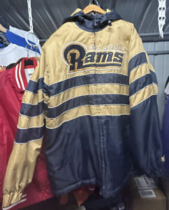 L.A (St. Louis) Rams Vintage Team NFL Jacket M “G-III”