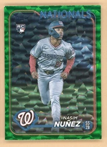 Nasim Nunez - 2024 Topps Update - Rookie #US267 - Green Foil /499 - Nationals - Picture 1 of 2