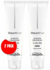 L'Oreal Professionnel Steampod Steam-Activated Smoothing Milk  5.1oz - 2 PACK - Picture 1 of 3