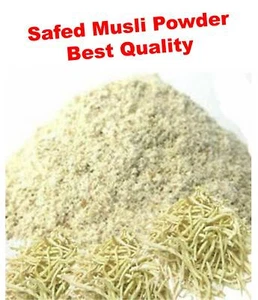 Safed Musli White Chlorophytum Borivilianum Indian Spider Whole Powder 50g to2kg - Picture 1 of 1