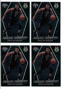 LOTTO (4) GIANNIS ANTETOKOUNMPO 2016/17 CERTIFICATO #28 FRANCHISING FONDAZIONI FC3200 - Foto 1 di 1