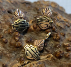10K Yellow Gold Harley Davidson Jewelry Set 1.88g Fine Jewelry Earrings & Charm