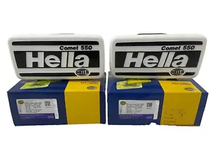 Hella Comet 550 Spot Driving Light With Cover & H3 Bulb 55w 12v Universal Fit - Picture 1 of 12