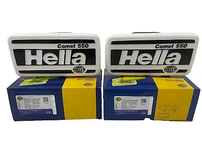 Hella Comet 550 Spot Driving Light With Cover & H3 Bulb 55w 12v Universal Fit - Image 1 of 4