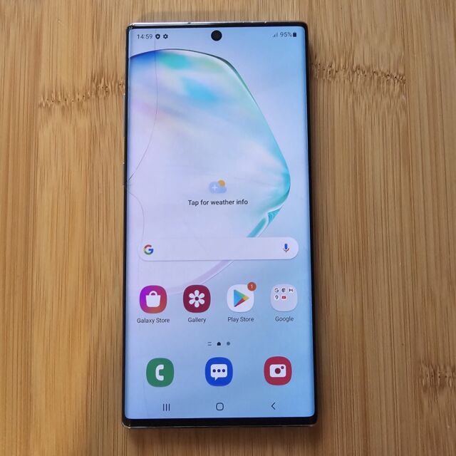 Samsung Galaxy Note 10+ Plus (5G) Single-SIM SM-N976B 256GB Factory  Unlocked 5G Smartphone - International Version (Aura Black)