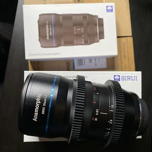 Sirui CUSTOM 2x Oval Insert 35mm f/1.8 Anamorphic 1.33X Lens for M 4/3 Mount NEW - Picture 1 of 4