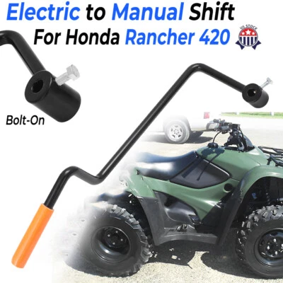 For Honda Rancher 420 ES Shifter Conversion Electric to Manual Foot Shift TRX420 - Image 1 of 4
