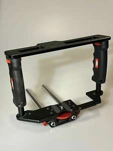 P&C DSLR Camera GearBox GB-3 Video Cage w/ 15mm Rod - Picture 1 of 4