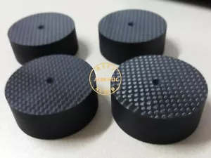 4x Fibra de Carbono 50-20mm Altavoz Picos Cono Almohadilla Base Pies Amplificador Soporte - Imagen 1 de 2