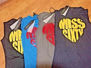 Miss Sixty Ladies Marcy Love Sleeveless t shirt Top 5 SIZES 4 COLOURS BNWT - Picture 1 of 9
