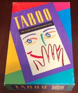 Vintage 1989 TABOO By Milton Bradley Board Game - Picture 1 of 10