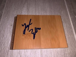 TYLER ZELLERS AUTOGRAPHED SIGNED WOOD FLOORBOARD - Picture 1 of 1