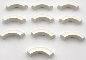 Lego 10 Nuevo Ladrillo Blanco, Esquina Redonda 3 x 3 x 1 sin Tachuelas  - Imagen 1 de 1