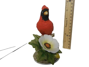 Vintage Cardinal By Andrea by Sadek #8627 Bird Figurine 5.75 in tall - Picture 1 of 8