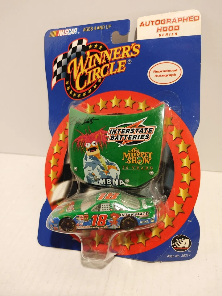 2002 NASCAR Winner's Circle Autographed Hood Series - Bobby Labonte #18 Muppets - Image 1 of 3