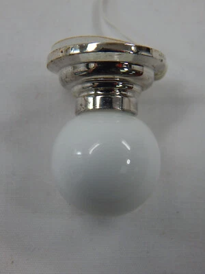 Heidi Ott #YL4006-S Dollhouse Miniature 1:12 Scale Silver Ceiling Lamp - Image 1 of 4