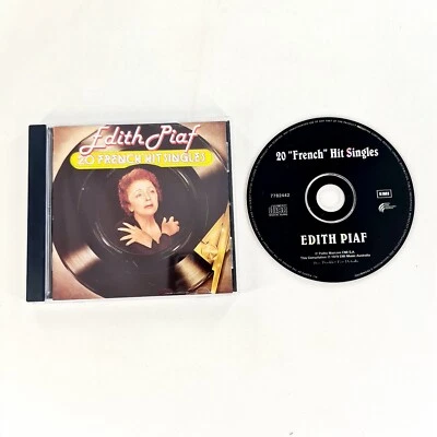Edith Piaf - 20 French Hit Singles Cd Album (1979) Like New Condition - Image 1 of 4