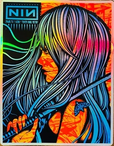 NINE INCH NAILS DALLAS TX STICKER/POSTER 11/27/24 - Picture 1 of 4