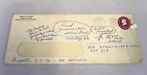 1962 Cover with 4 Cent Stamp Postmarked Dolton Illinois - Picture 1 of 1
