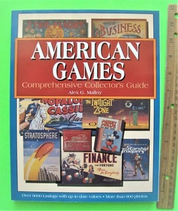 AMERICAN GAMES - COMPREHENSIVE COLLECTOR's GUIDE w/ VALUES 1st 2000 Looks Unused - Imagen 1 de 19