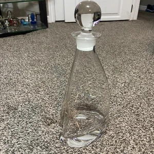 Segelförmige Kristallglas Karaffe Glaskugel Stopfen Maritimes Thema 12,5"x6" - Bild 1 von 12