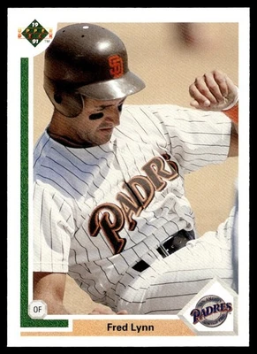 1991 Upper Deck Fred Lynn San Diego Padres #273 - Image 1 of 2