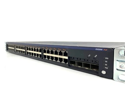 Juniper EX2200-48P-4G Managed 48-Port PoE GbE Switch + Rackmount - Image 1 of 4