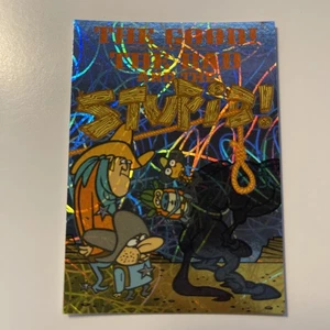 1994 Topps The Ren & Stimpy Show The Good The Bad and the Stupid #12 String - Picture 1 of 2