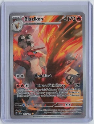 Blaziken Illustration Rare SV10: Destined Rivals 192/182 NM - Image 1 of 2