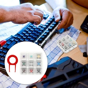Testeur D'essieux Outil De Clavier En Plastique Avec Base Acrylique - Zdjęcie 1 z 12