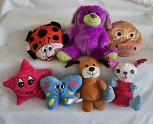 7 verschiedene Kellytoy Plüschtiere, 3 Welpen Hunde, Stern, Schmetterling, Marienkäfer, Keks - Bild 1 von 22