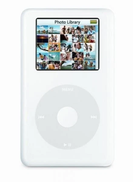 Apple iPod 30 GB Photo - 4th Generation - White (M9829LL/A) - Image 1 of 1
