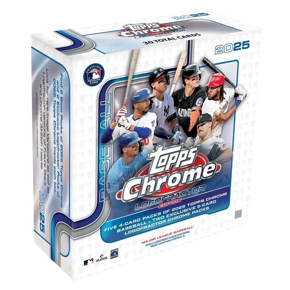 2025 Topps Chrome Baseball Factory Sealed Logofractor Mega Box - Image 1 of 1