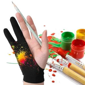 Drawing Glove Palm Rejection Two Finger Artist Glove for iPad Tablet Graphics - Picture 1 of 19