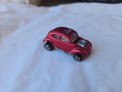 1967 Hot Wheels Redline Custom Volkswagen In Rose Nice Condition - Image 1 of 4