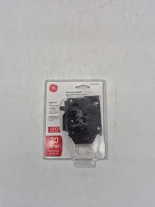 GE 20A Double Pole Ground Fault Circuit Breaker with Self-Test THQL2120GFTP - Picture 1 of 2
