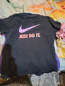 Nike Shirt Damen XL Schwarz Outdoor Freizeit Komfort Sport Gym Damen - Bild 1 von 10