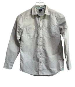 Patagonia Rio North Button Up Shirt Size Large Light Gray - Picture 1 of 7