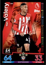 Match Attax 2018/19 EXTRA - Southampton Yan Valery (Update Card) No. U60