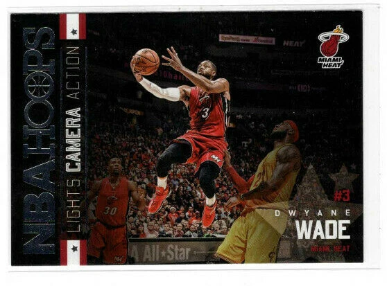 Dwyane Wade 2015-16 Panini NBA Hoops Lights Camera Action #8 - Image 1 of 2